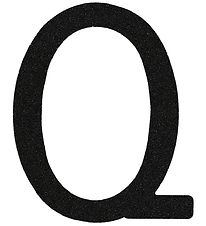 Thats Mine Letter - Q - Black Glitter