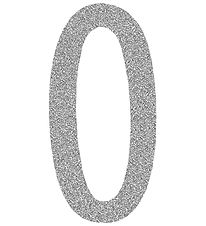 Thats Mine Numbers - 0 - Silver Glitter