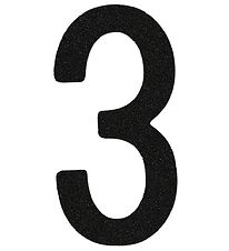 Thats Mine Numbers - 3 - Black Glitter