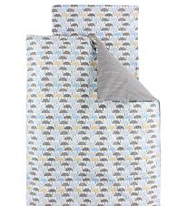 Nørgaard Madsens Duvet Cover - Junior - Grey/Blue w. Umbrellas
