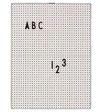Design Letters Blackboard - A4 - Grey