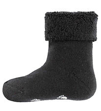 Fuzzies Baby Socks - Non-Slip - Black