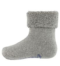 Fuzzies Terry Socks - Grey Melange