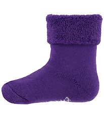 Fuzzies Terry Socks - Purple