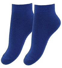 Fuzzies Ankle Socks - 2-Pack - Blue