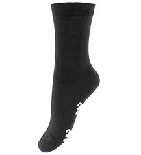 Fuzzies Socken m. Antirutsch - Schwarz