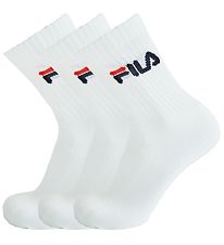 Chaussettes de Tennis Fila - 3 Pack - Blanc