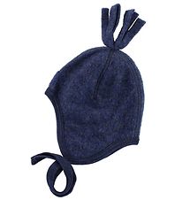 Engel Baby Hat - Wool - Blue Melange