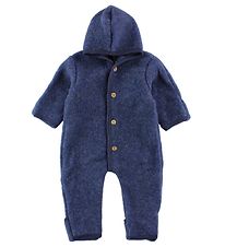 Engel Pramsuit - Wool - Blue Melange