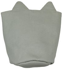 Fabelab Storage Bag - 16x10 - Cuddly Cat - Dark Grey