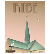 Vissevasse Poster - 30x40 - Ribe - Storks