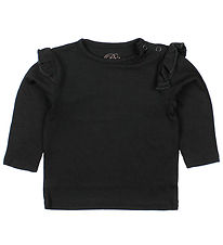 Petit by Sofie Schnoor Bluse - Schwarz m. Rüschen