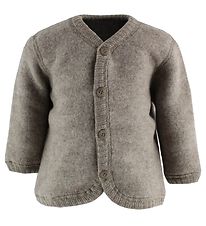 Joha Cardigan - Wolle - Hellbraun