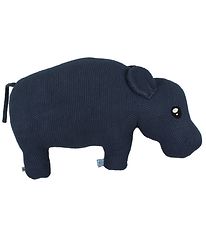 Smallstuff Cushion - Hippopotamus - 30x45 - Navy
