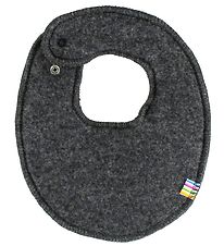 Joha Teething Bib - Wool - Charcoal