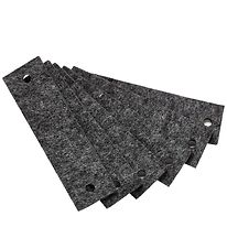 Leander Handfang - 6 Stk. - Felt - Grátt
