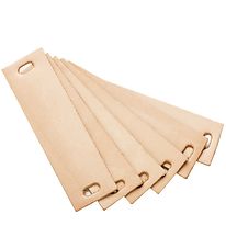 Leander Handles - 6 pcs - Leather - Natural