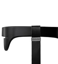 Leander Classic High Chair Safety Bar - Black w. Leather Strap