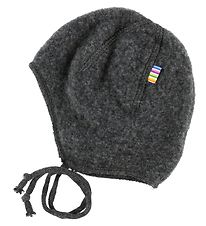 Joha Baby Hat - Wool - Charcoal grey