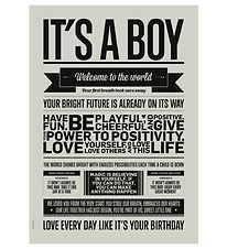 I Love My Type Poster - A3 - Love Typography - It's A Boy