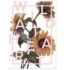 I Love My Type Poster - A3 - Power Flower - Wild At Heart