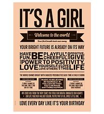 I Love My Type Poster - A3 - Love Typography - It's A Girl