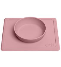 EzPz Happy Mini Bowl - Silicone - Dusty Rose