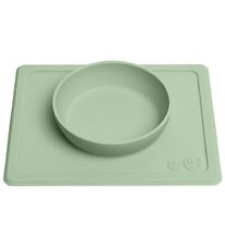 EzPz Happy Mini Bowl - Silikon - Mattgrün