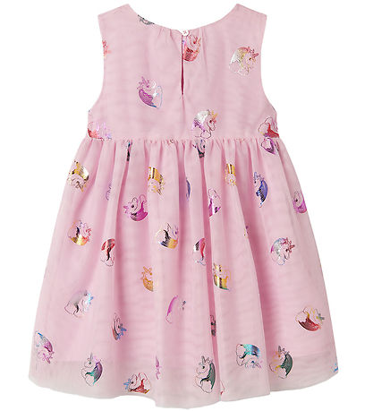 Name It Dress - NmfVabos - Corsage w. Unicorns