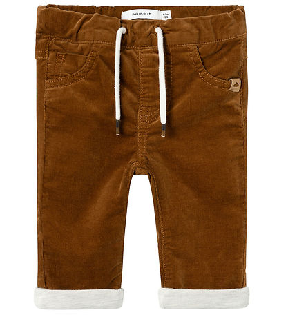 Name It Corduroy Trousers - NbmBen - Rubber