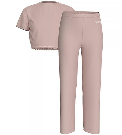 Calvin Klein Pyjama Set - Rib - Peachwhip
