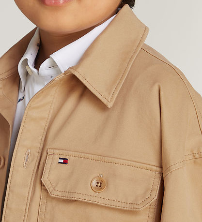 Tommy Hilfiger Hemd - Utility-Overshirt - Classic+ Khaki