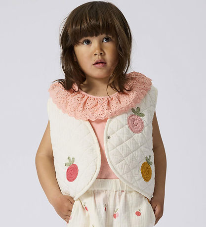 Name It Top - Rib - NmfHelianay - Apricot Blush w. Pointelle