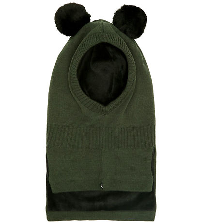Molo Balaclava - 2-layer - Kado - Wool/Acrylic - Space Grey