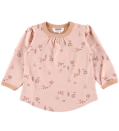 Joha Bluse - Wolle/Baumwolle - Pfirsich