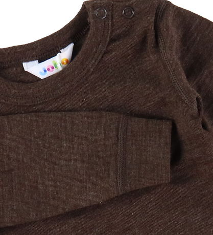 Joha Bluse - Wolle - M Wüstenbraun
