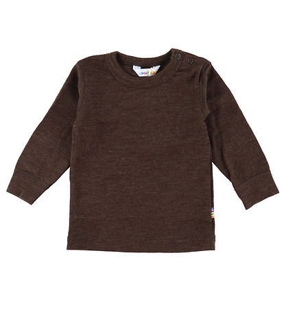 Joha Bluse - Wolle - M Wüstenbraun