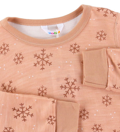 Joha Bluse - Wolle/Bambus - Pfirsich