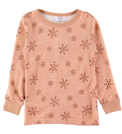 Joha Bluse - Wolle/Bambus - Pfirsich