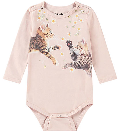 Molo Bodysuit L/æ - Foss - Jumping Kittens