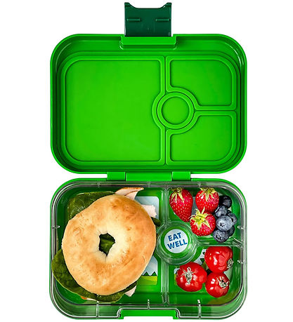 Yumbox Matlåda m. 4 rum - Bento Panino - Jurassic Green - Dino