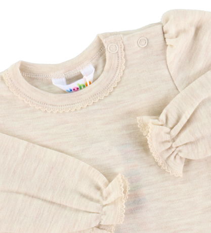 Joha Bodysuit L/æ - Wool - Cream
