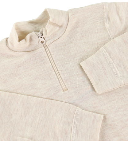 Joha Blouse - Wool - Zipper - Cream