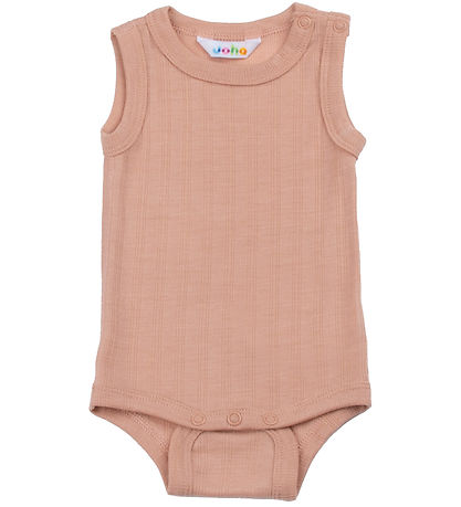 Joha Bodysuit u/æ - Wool/Silk - Peach