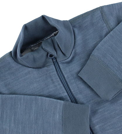 Joha Cardigan - Ull/Bambus - Blár