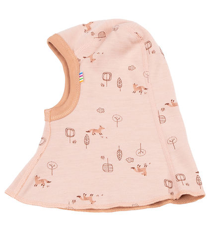 Joha Balaclava - Wool/Cotton - 2-layer - Peach