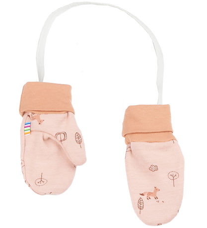 Joha Mittens - Wool/Cotton - 2-layer - Peach