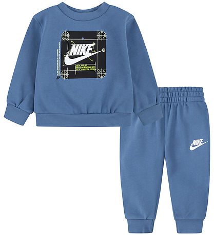 Nike Sweat Set Trousers Blouse Aegean Storm KW DE