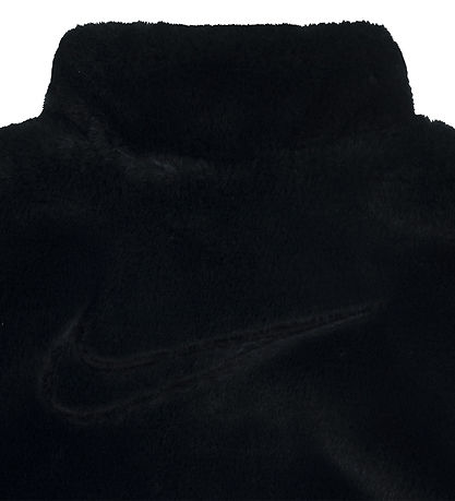 Nike Jacket - Soft & Cozy - Faux Fur - Black