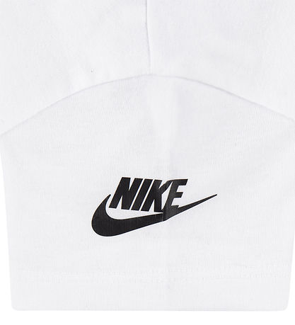 Nike Stuttermabolur - Hvítt